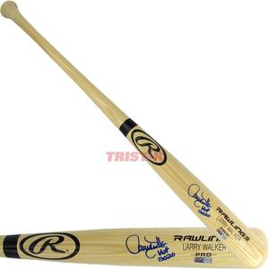 Larry Walker Autographed Rawlings Name Model Bat Inscribed HOF 2020 TRISTAR Free Shipping Best