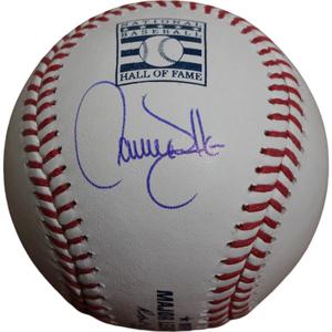 Larry Walker Autographed/Signed Colorado Rockies HOF OML Baseball TRI 47368 Buy Cheap 100% Original