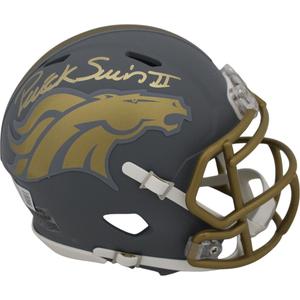 Patrick Surtain Autographed Denver Broncos Slate Mini Helmet Beckett 48633 Discount Best Pices