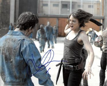 Lauren Cohan signed The Walking Dead Maggie Greene Rhee 8x10 Photo- COA 2025 New Sale Online