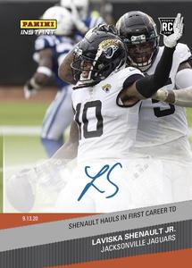 LAVISKA SHENAULT JR SIGNED HAULS IN FIRST CAREER TD PANINI INSTANT AUTO CARD #17 Discount The Cheapest