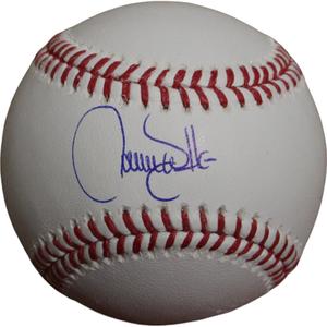 Larry Walker Autographed/Signed Colorado Rockies OML Baseball TRI 47369 Wide Range Of Online