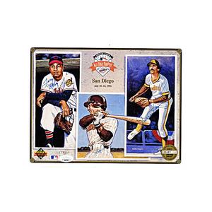 Larry Doby Steve Garvey Rollie Fingers Autographed Signed Photo 1992 All-Star FanFest LE /10,000 (Upper Deck/JSA COA) Pre Order