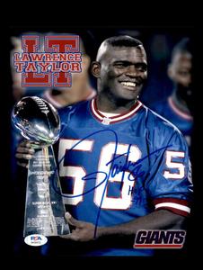 Lawrence Taylor PSA DNA Signed Cert 8x10 Autograph Photo Giants Where To Buy Cheap Real