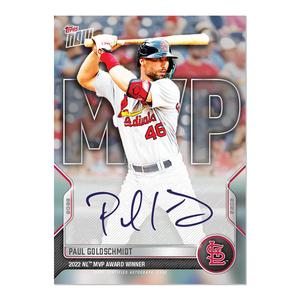 PAUL GOLDSCHMIDT SIGNED 2022 NL MVP AWARD WINNER TOPPS NOW MLB AUTO CARD #OS-39A Pick A Best Cheap Pice
