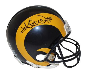 Kurt Warner Signed St Louis Rams 81-99 VSR4 Mini Helmet HOF Beckett 36328 With Credit Card Online