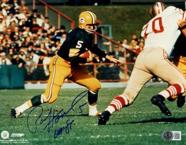 Paul Hornung Signed Green Bay Packers 8x10 Photo HOF Beckett 47842 Cheap Best
