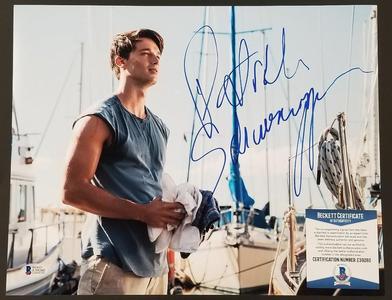 PATRICK SCHWARZENEGGER Signed 11x14 Photo Actor Midnight Sun  Beckett BAS COA Free Shipping Big Sale