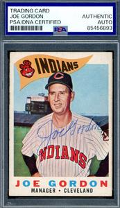Joe Gordon PSA DNA Vintage Signed 1960 Topps Autograph Outlet Looking For
