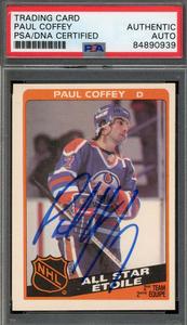 Paul Coffey PSA DNA Signed 1984-85 O-Pee-Chee Autograph Discount Store