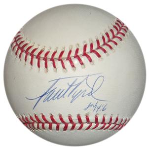 PAUL BYRD SIGNED OML SELIG BASE BALL    U/V CUBE METS RED SOX PHILLIES JSA COA Outlet Countdown Package