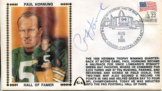 Paul Hornung Autographed Gateway First Day Cover Footlocker Pictures Online