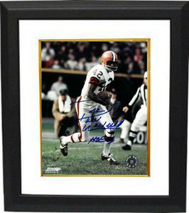 Paul Warfield signed Cleveland Browns NFL 8x10 Photo Framed w/ #42 & HOF 83 Cheap Sale Shop