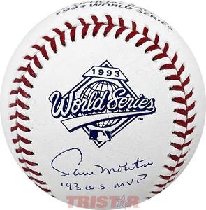Paul Molitor Autographed 1993 World Series Baseball Inscribed 93 WS MVP TRISTAR Supply Online
