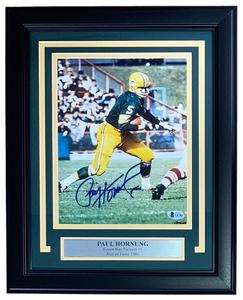Paul Hornung Signed Framed 8x10 Green Bay Packers Photo BAS Best Pices Sale Online