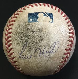 Paul O'Neill signed Game 1 2001 ALCS Used baseball autograph MLB Holo COA View For Sale