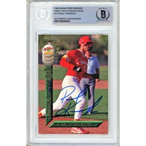 Paul Konerko Los Angeles Dodgers Signed 1994 SR Signature Rookies Card Beckett Auth Auto Sale Sast