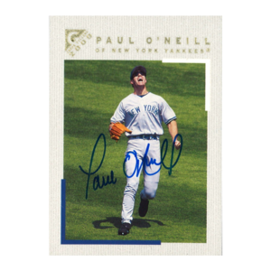 Paul O'Neill New York Yankees Autographed 2000 Topps Gallery #67 Trading Card (CX Auth) From China Free Shipping Low Pice