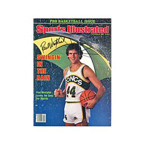 Paul Westphal Seattle Sonics Autographed Signed October 1980 Sports Illustrated (JSA COA) Outlet Purchase