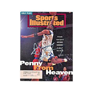Penny Hardaway Orlando Magic Autographed Signed February 1995 Sports Illustrated (JSA COA) Ost Release Dates
