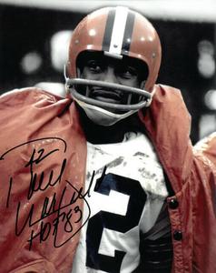 Paul Warfield signed Cleveland Browns NFL Vintage 8x10 Photo w/ #42 HOF 83 Clearance Online Fake