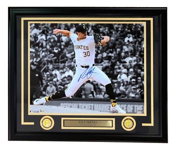 Paul Skenes Signed Framed 16x20 Pittsburgh Pirates Photo MLB Hologram Find Great Cheap Online