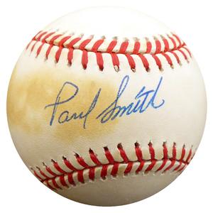 Paul Smith Autographed Signed NL Baseball Pirates, Cubs Beckett COA F27563 Cheap Sale Get Authentic