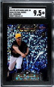 Paul Skenes 2024 Wildcard Fireworks Rookie RC #AMAH-PS2- 1/1-SGC Graded 9.5 MT Buy Cheap With Paypal