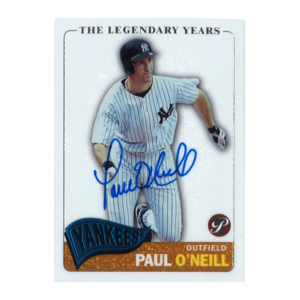 Paul O'Neill New York Yankees Autographed 2005 Topps Pristine #48 Trading Card (CX Auth) Free Shipping View