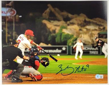 Zach Neto signed Los Angeles Angels 11x14 photo #4 autograph BAS Beckett Witness How Much