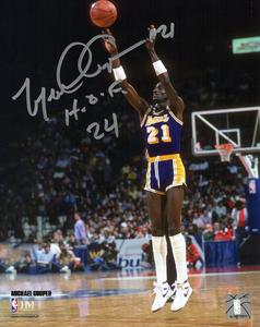 Michael Cooper Signed Lakers Shooting Action 8x10 Photo w/HOF'24 -(SCHWARTZ COA) Classic Cheap Pice