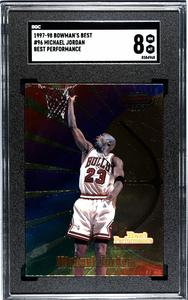 Michael Jordan 1997-98 Bowman's Best Performance Card #96- SGC Graded 8 NM-MT Geniue Stockist Online