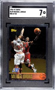 Michael Jordan 1996-97 Topps NBA at 50 Card #139- SGC Graded 7 NM- Chicago Bulls Ebay Online
