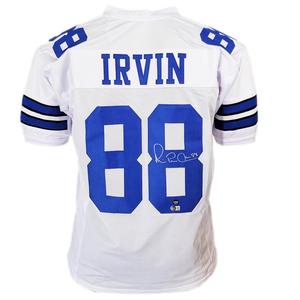 Michael Irvin Signed Dallas White Football Jersey (Beckett) Cheap Sale Footlocker Finishline