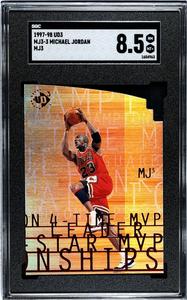 Michael Jordan 1997-98 UD3 Die-Cut Card #MJ3-3-SGC Graded 8.5 NM-MT  Chicago/HOF Buy Cheap Best Pices