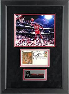 Michael Jordan Signed Autographed 1991 Colorano Silk Cachet Framed PSA LOA Manchester Great Sale Cheap Pice