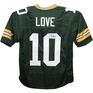Jordan Love Autographed/Signed Pro Style Green Jersey JSA 43212 2025 Online
