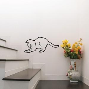 Playful Kitten Scratching Decal Clearance Limited Edition