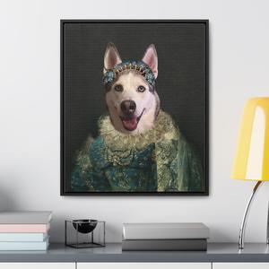 Custom Pet Portrait, Royal Pet Portrait, Pet Queen Regal Portrait, Dog Portrait, Pet Loss Gift, Dog Passed Away Canvas Cheap Sale 100% Authentic