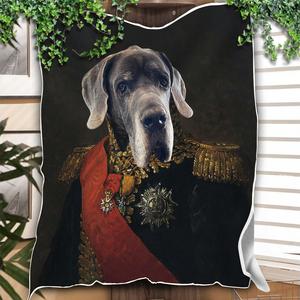 Custom Memorial Pet Blanket, Royal Memorial Pet Blanket, Loss Of Pet Gift Blanket, Dog Blanket, Pet Loss Gift, Dog Passed Away, King Queen Pet Blanket Real Cheap Online