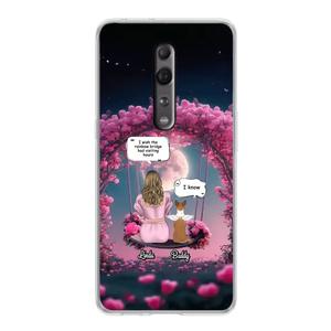 Custom Memorial Dog Mom Phone Case - Upto 4 Dogs - Memorial Gift Idea For Dog Owners - I Wish The Rainbow Bridge Had Visiting Hours - Case For Oppo/Xiaomi/Huawei Cheap Sale Comfortable