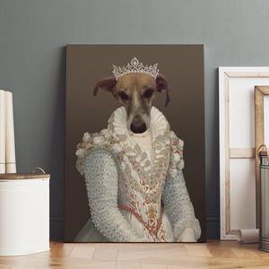 Custom Pet Portrait, Royal Pet Portrait, Pet Portrait Regal, Dog Portrait, Pet Loss Gift, Dog Passed Away, King Queen Pet Factory Outlet Cheap Pice