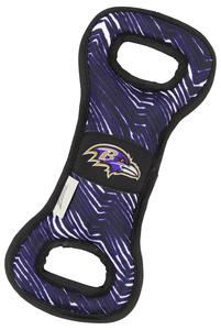 Zubaz X Pets First NFL Baltimore Ravens Team Logo Dog Tug Toy with Squeaker Wide Range Of Cheap Online