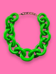 Collar Eslabón Verde Get Authentic Cheap Pice