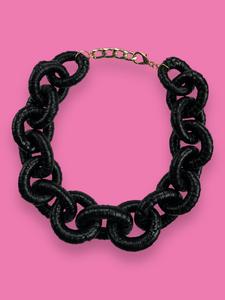 Collar Eslabón Negro For Nice Online