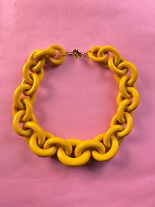Collar Eslabón Amarillo Outlet 2025 Newest