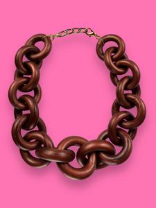 Collar Eslabón Bronce 2025 New Sale Online
