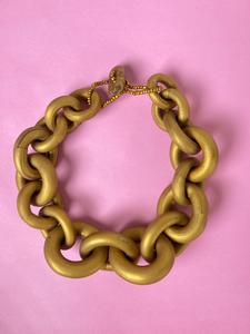 Collar Eslabón Dorado Clearance Pices