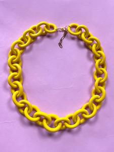 Collar Eslabón Amarillo XL The Cheapest