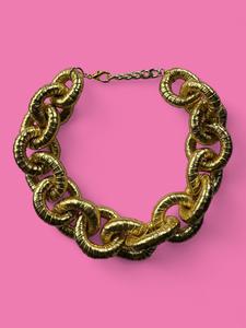 Collar Eslabón Dorado Cheapest Pice Sale Online